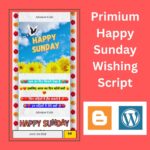 happy sunday wishing script download, pro happy sunday wishing script, primium happy sunday wishing script, happy sunday wishing script