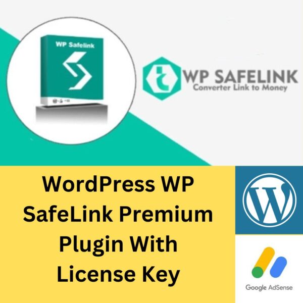 WP SafeLink Premium Plugin को Download कर के आप WordPress पर Link Shortner Website बना सकते है