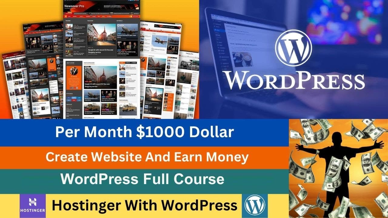 इस WordPress Full Course को देखने के बाद आप अपने Mobile से या Laptop से एक Complete Website खुद से बना पाओगे